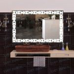 LUISA зеркало с led подсветкой в ванной